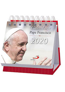 CALENDARIO ATRIL DE MESA PAPA FRANCISCO 2019